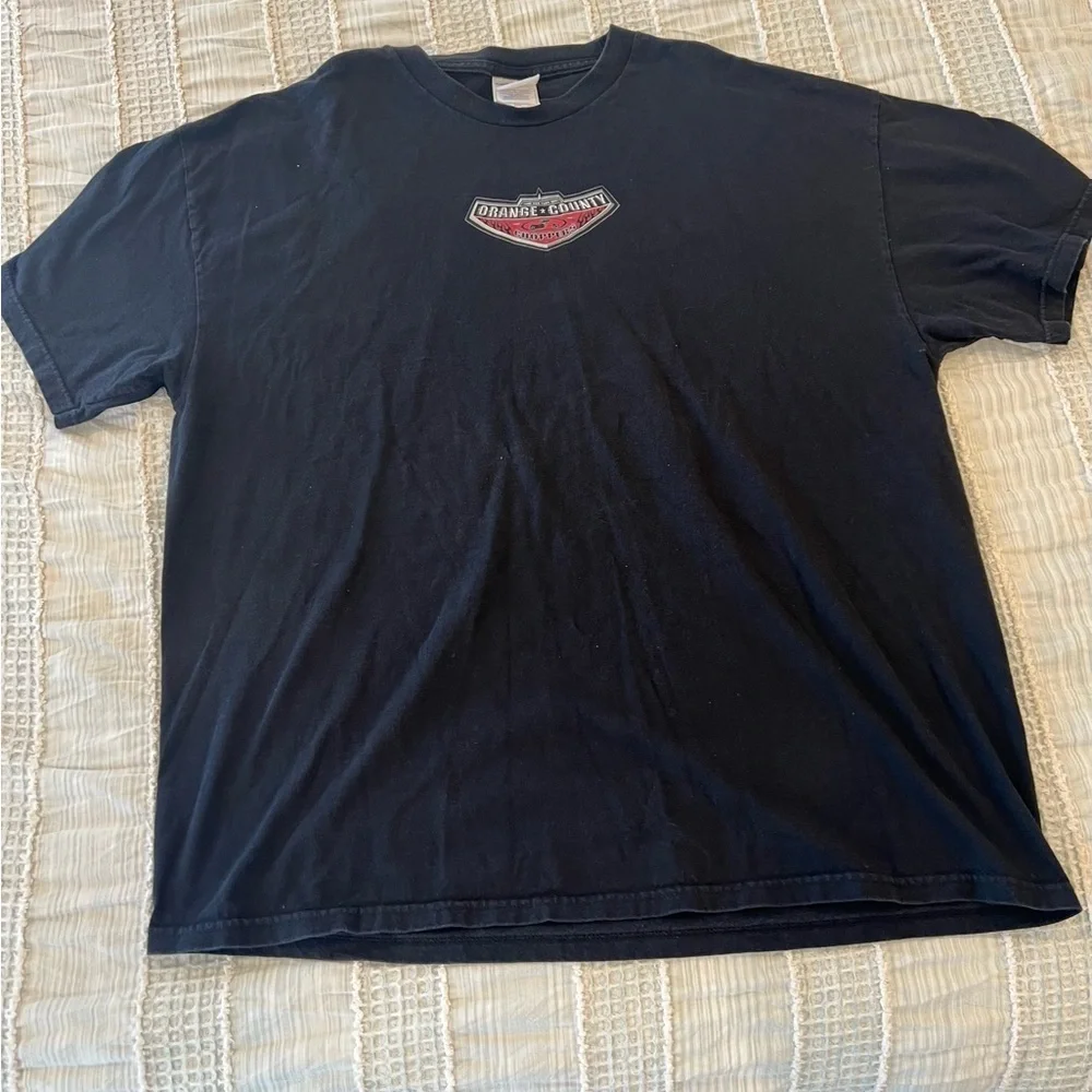 Vintage Orange County Choppers Tee Men’s 2XL Black Tennessee River Tag - Picture 2 of 6